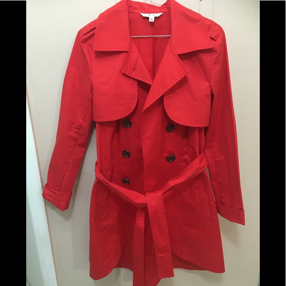 CAbi Raincoat. Size 4